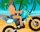 Пляжный мотоциклист